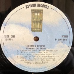 画像4: JACKSON BROWNE / RUNNING ON EMPTY