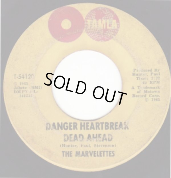 画像1: THE MARVELETTES . DANGER HEARTBREAK . YOUR VHEATING WAYS