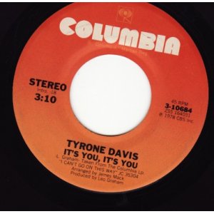 画像: TYRONE DAVIS . ITS YOU ITS YOU . GET ON UP