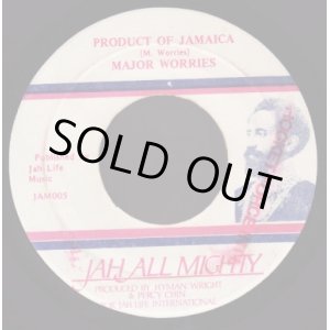 画像: MAJOR WORRIES . PRODUCT OF JAMAICA