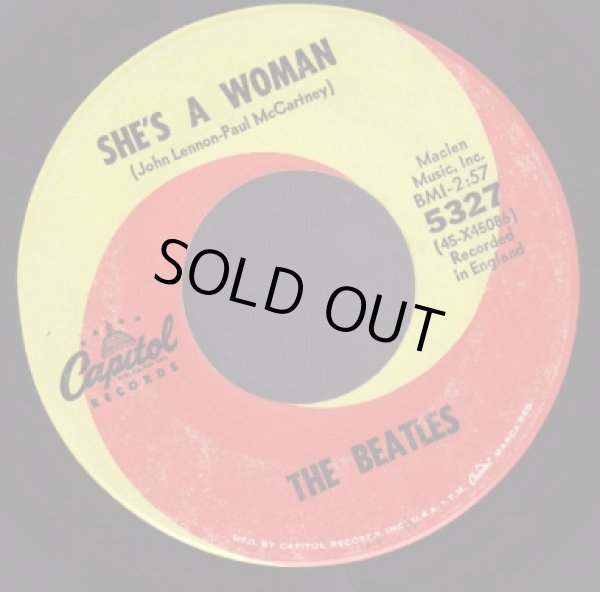 画像1: THE BEATLES / I FEEL FINE . SHE'S A WOMAN