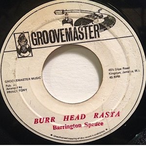 画像: BARRINGTON SPENCE / BURR HEAD RASTA