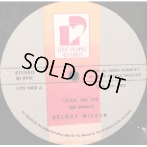 画像: DELROY WILSON . LEAN ON ME / DEAN FRASER 