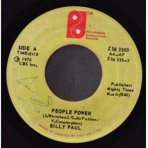 画像: BILLY PAUL / PEOPLE POWER . I WANT'CHA BABY