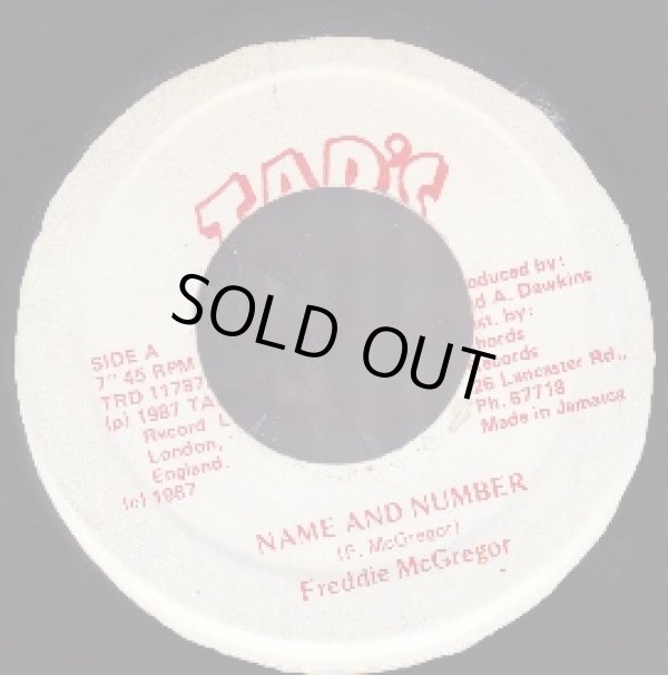 画像1: FREDDIE McGREGOR / NAME AND NUMBER