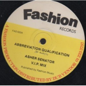 画像: ASHER SENATOR / ABBREVIATION QUALIFICATION . FAST FASHION ORIGINATION