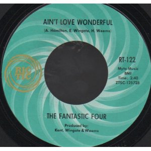 画像: THE FANTASTIC FOUR / AIN'T LOVE WONDERFUL . THE WHOLE WORLD IS A STAGE