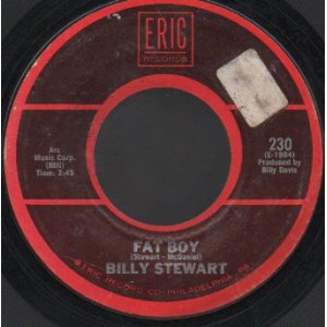 画像: BILLY STEWART / FAT BOY . I DO LOVE YOU