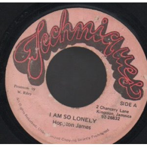 画像: HOPETON JAMES / I AM SO LONELY