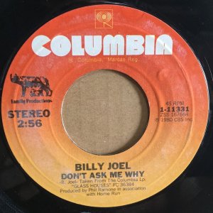 画像: BILLY JOEL / DON'T ASK ME WHY . C'ETAIT TOI