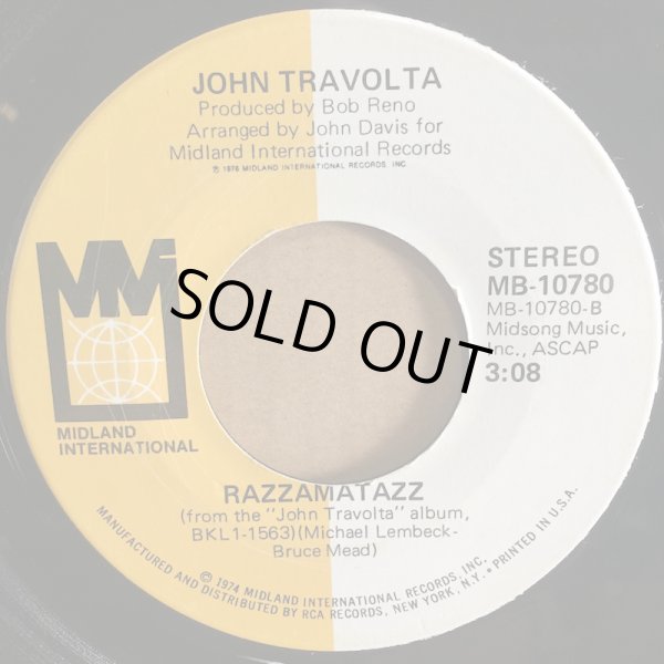 画像2: JOHN TRAVOLTA / WHENEVER I'M AWAY .RAZZAMATAZZ