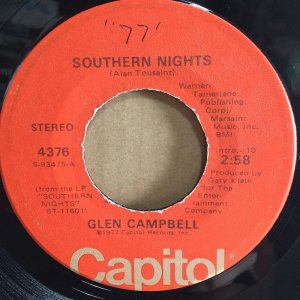 画像: GLEN CAMPBELL / SOUTHERN NIGHTS . WILLIAM TELL OVERTURE