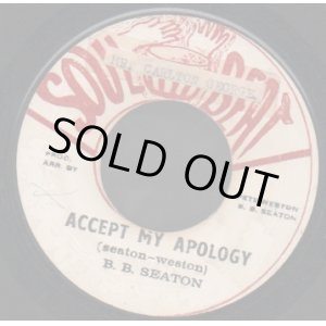 画像: B B SEATON / ACCEPT MY APOLOGY