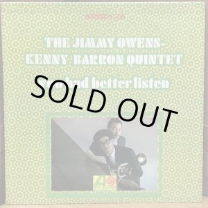 画像: THE JIMMY OWENS- KENNY BARRON QUINTET / you had better listen