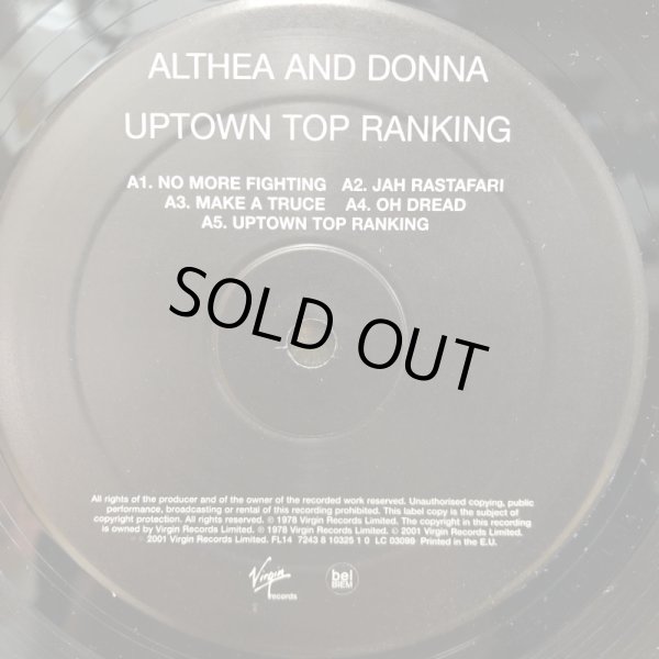 画像3: ALTHEA AND DONNA / UPTOWN TOP RANKING