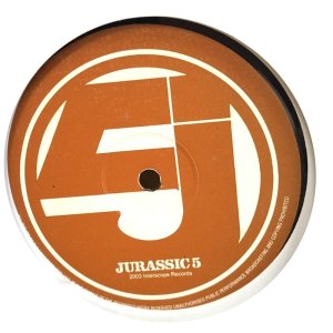 画像:  JURASSIC 5 / A DAY AT THE RACES b/w ACETATE PROPHETS 12" E.P.