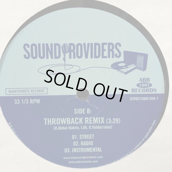 画像4: SOUND PROVIDERS / FOR OLD TIMES SAKE b/w THE THROWBACK REMIX  12" E.P.