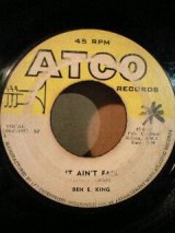 画像: BEN E KING . IT AINT FAIR . TILL I CANT TAKE IT ANYMORE