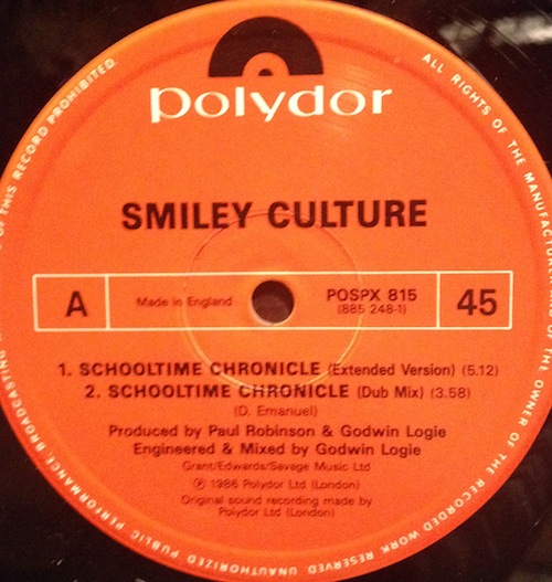 画像2: SMILEY CULTURE / SCHOOLTIME CHRONICLE