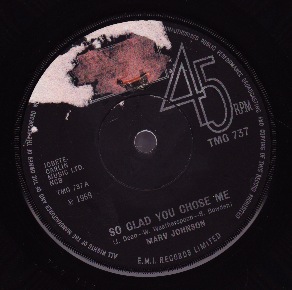 画像1: MARV JOHNSON / SO GLAD YOU CHOSE ME . I'M NOT A PLAYTHING