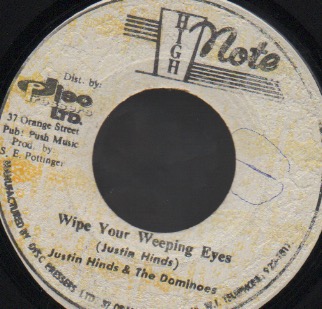 画像1: JUSTIN HINDS & THE DOMINOES / WIPE YOUR WEEPING EYES