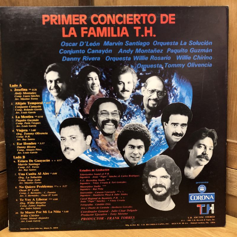 画像2: VARIOUS ARTISTS / PRIMER CONCIERTO DE LA FAMILIA T.H.