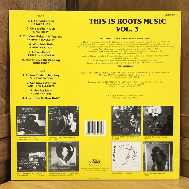 画像2: VARIOUS ARTISTS / THIS IS ROOTS MUSIC VOL.3 featuring FREEDOM SOUNDS COLLECTION