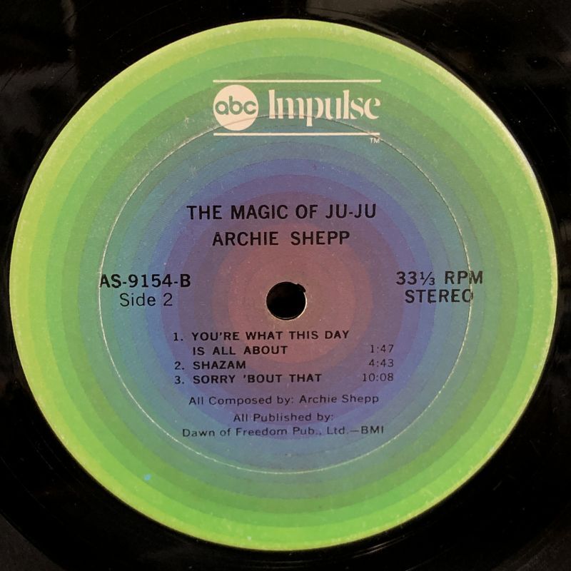 画像4: ARCHIE SHEPP / THE MAGIC OF JU-JU