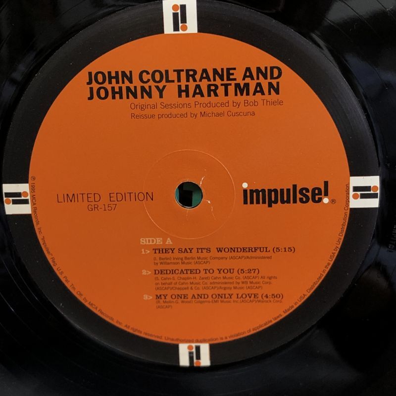 画像4: John Coltrane / JOHN COLTRANE AND JOHNNY HARTMAN