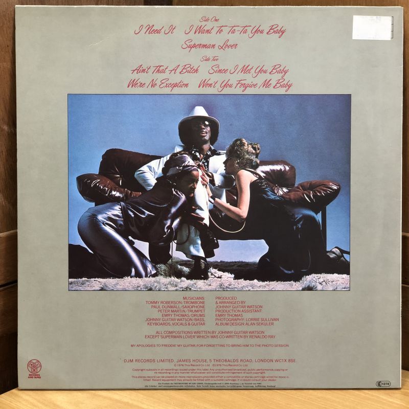 画像2: JOHNNY GUITAR WATSON / AIN'T THAT A BITCH