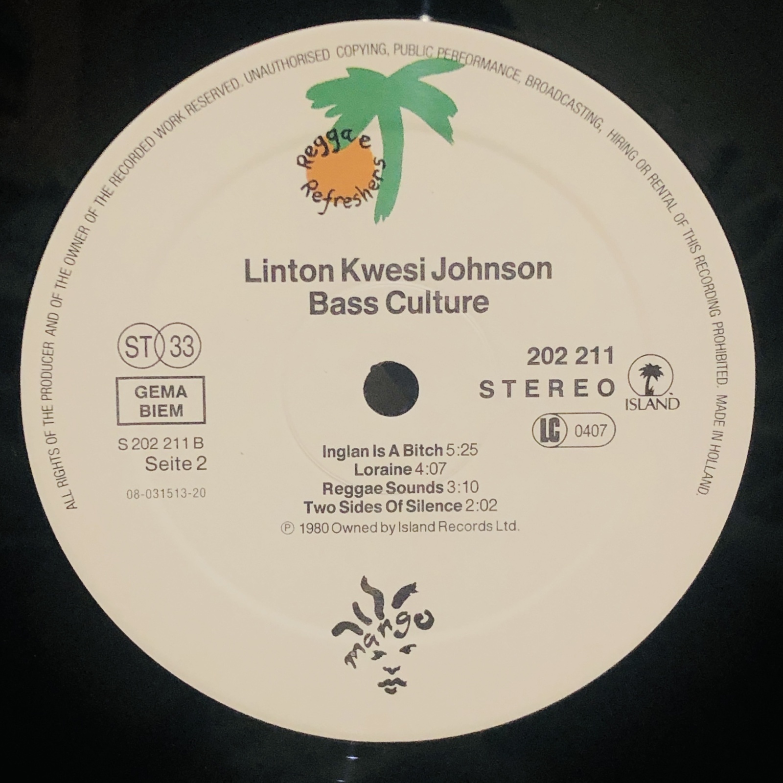 画像5: LINTON KWESI JOHNSON / BASS CULTURE