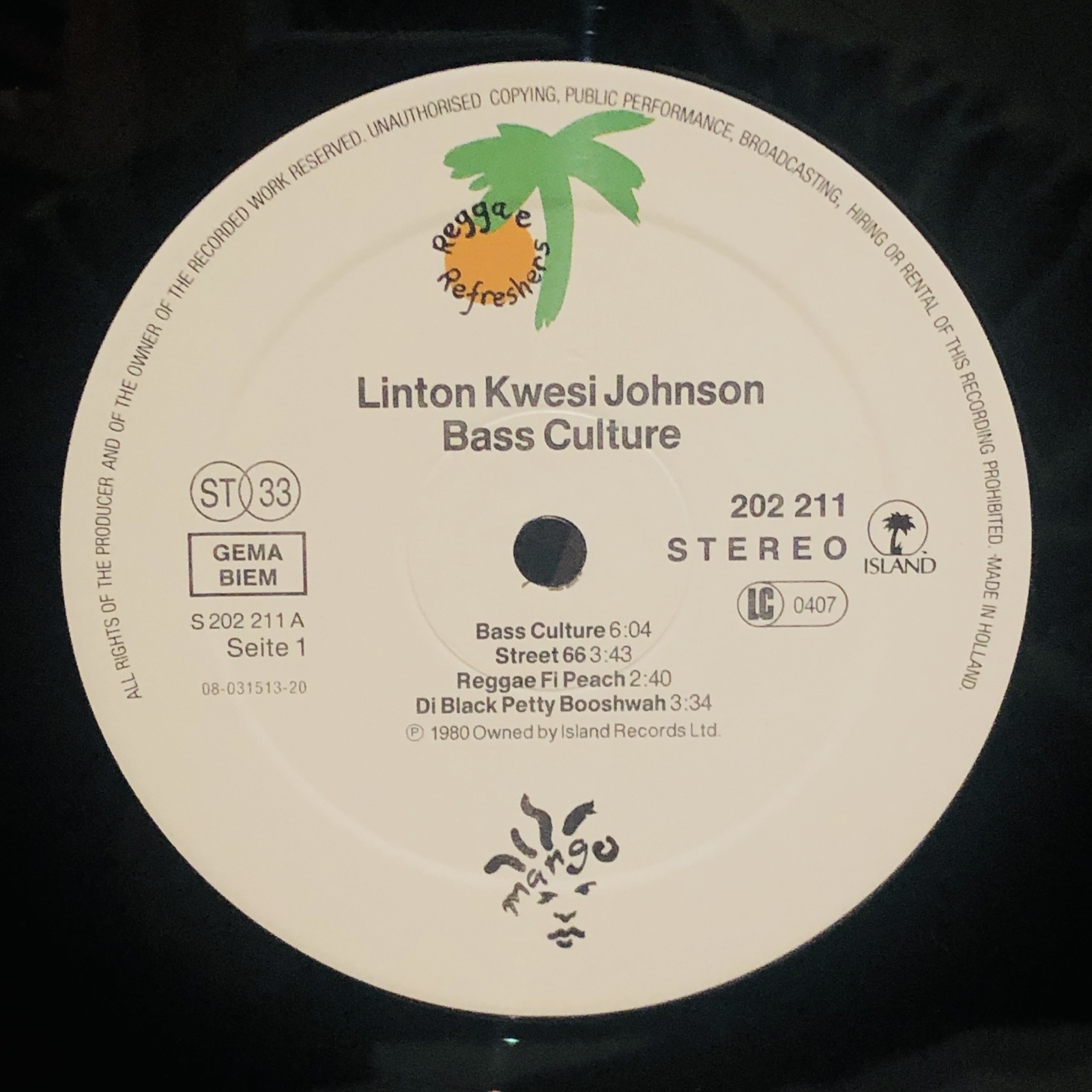 画像4: LINTON KWESI JOHNSON / BASS CULTURE