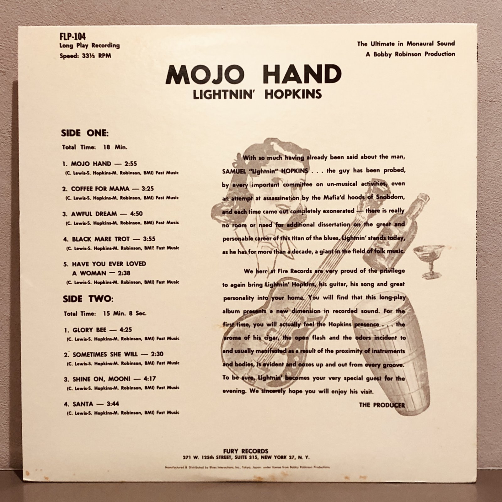 画像2: Lightnin' Hopkins / MOJO HAND