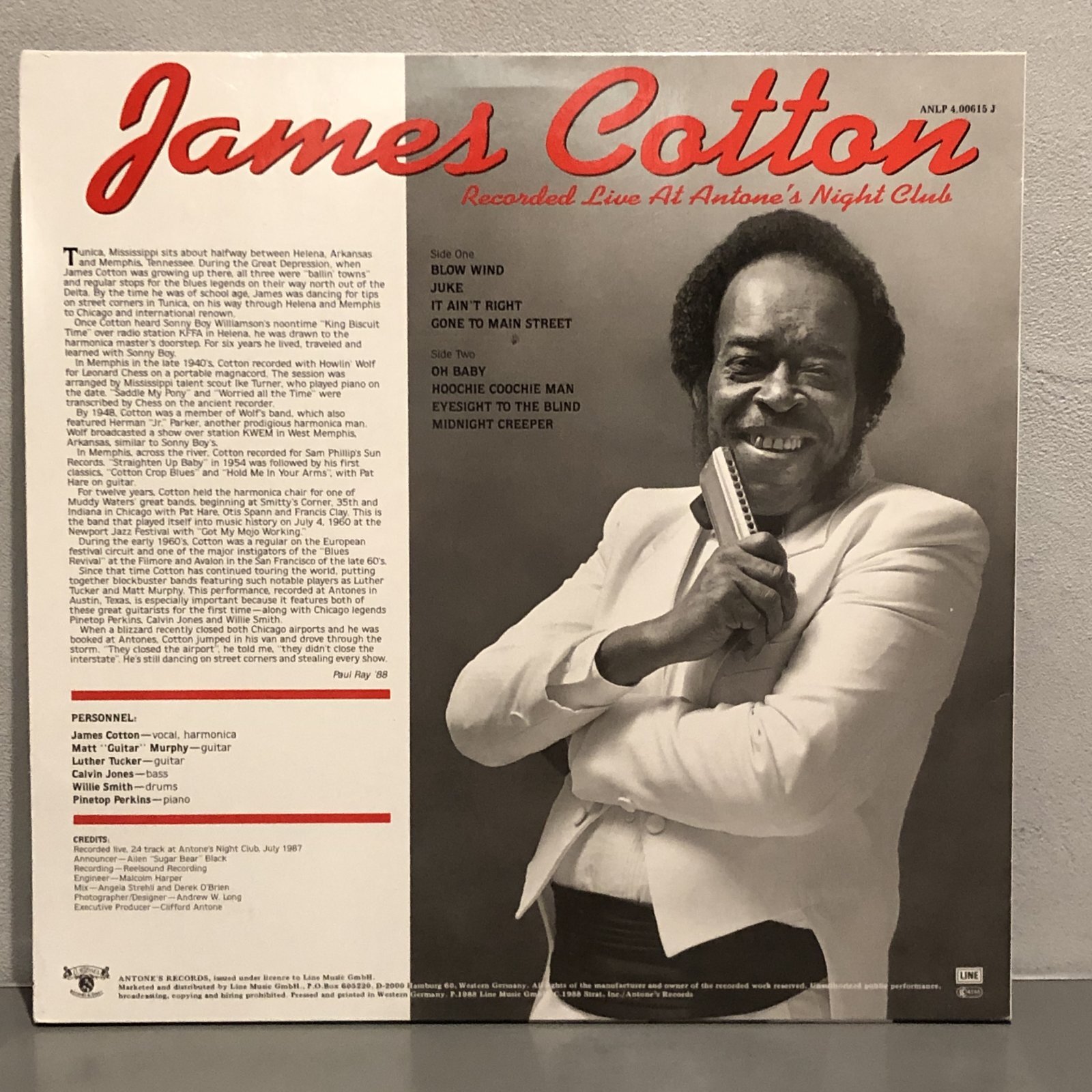 画像2: James Cotton With Matt "Guitar" Murphy And Luther Tucker / Live At Antone's Night Club