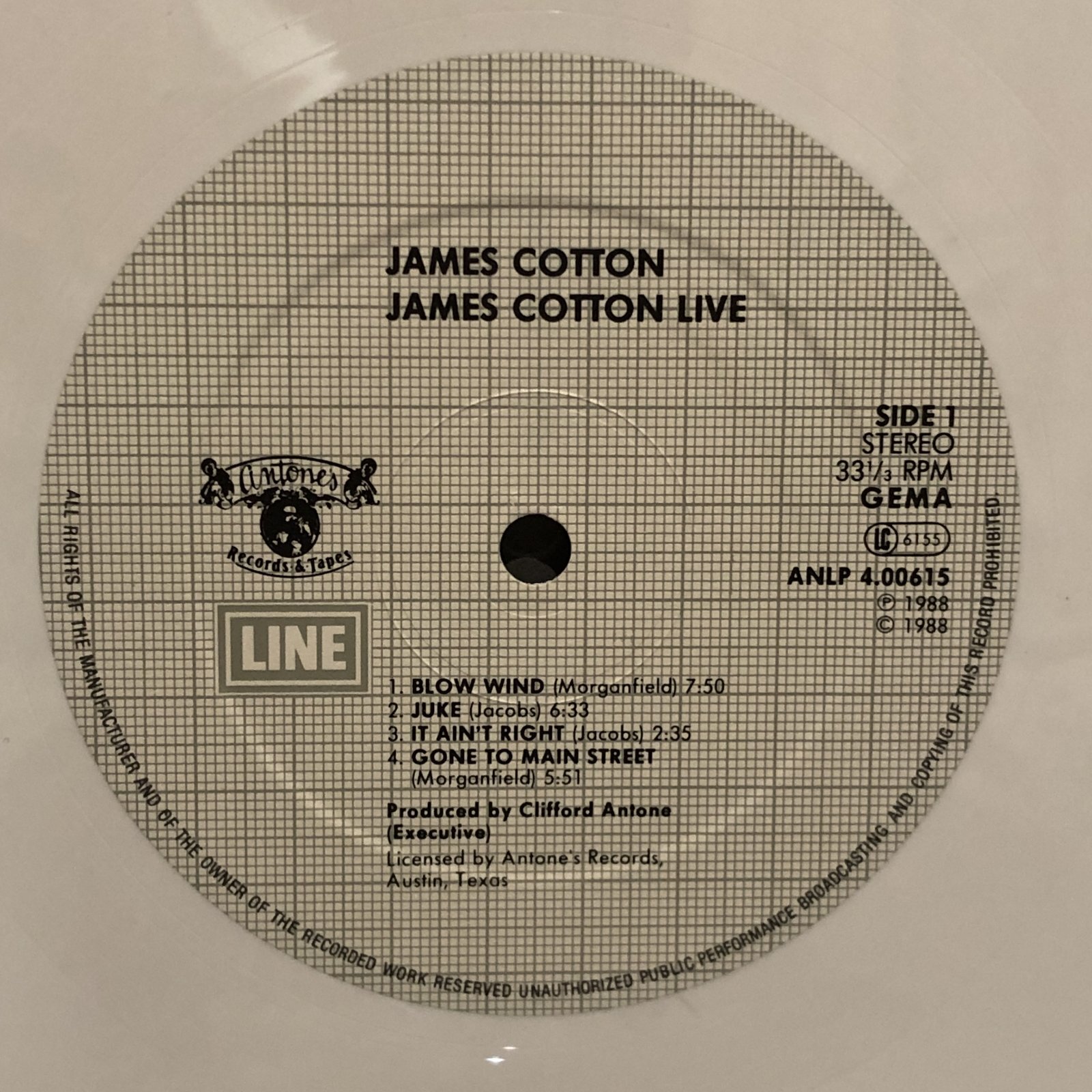 画像4: James Cotton With Matt "Guitar" Murphy And Luther Tucker / Live At Antone's Night Club