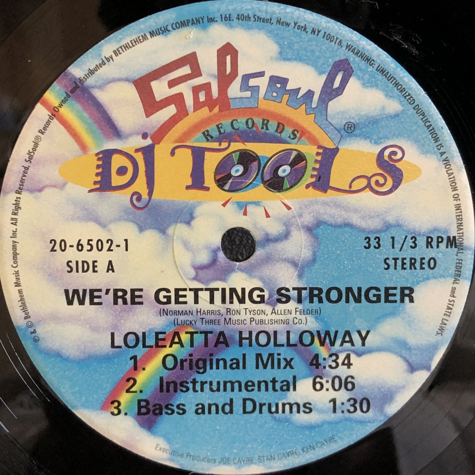 画像1: LOLEATTA HOLLOWAY / WE'RE GETTING STRONGER  12" E.P.