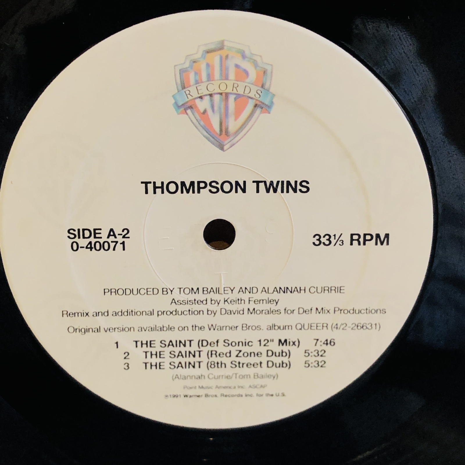 画像4: thompson twins / Come Inside c/w the Saint  12" E.P.