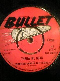 画像1: WINSTON SHAN & THE SHEIKS . THROW ME CORN . DARLING REMEMBER